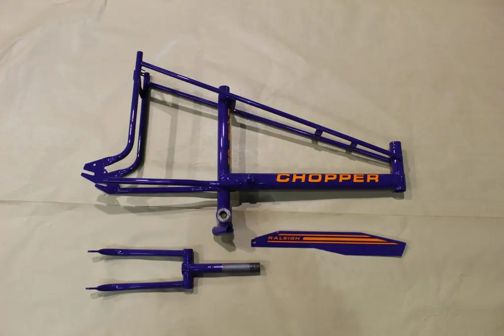 Chopper Raleigh Bike Frame Respray